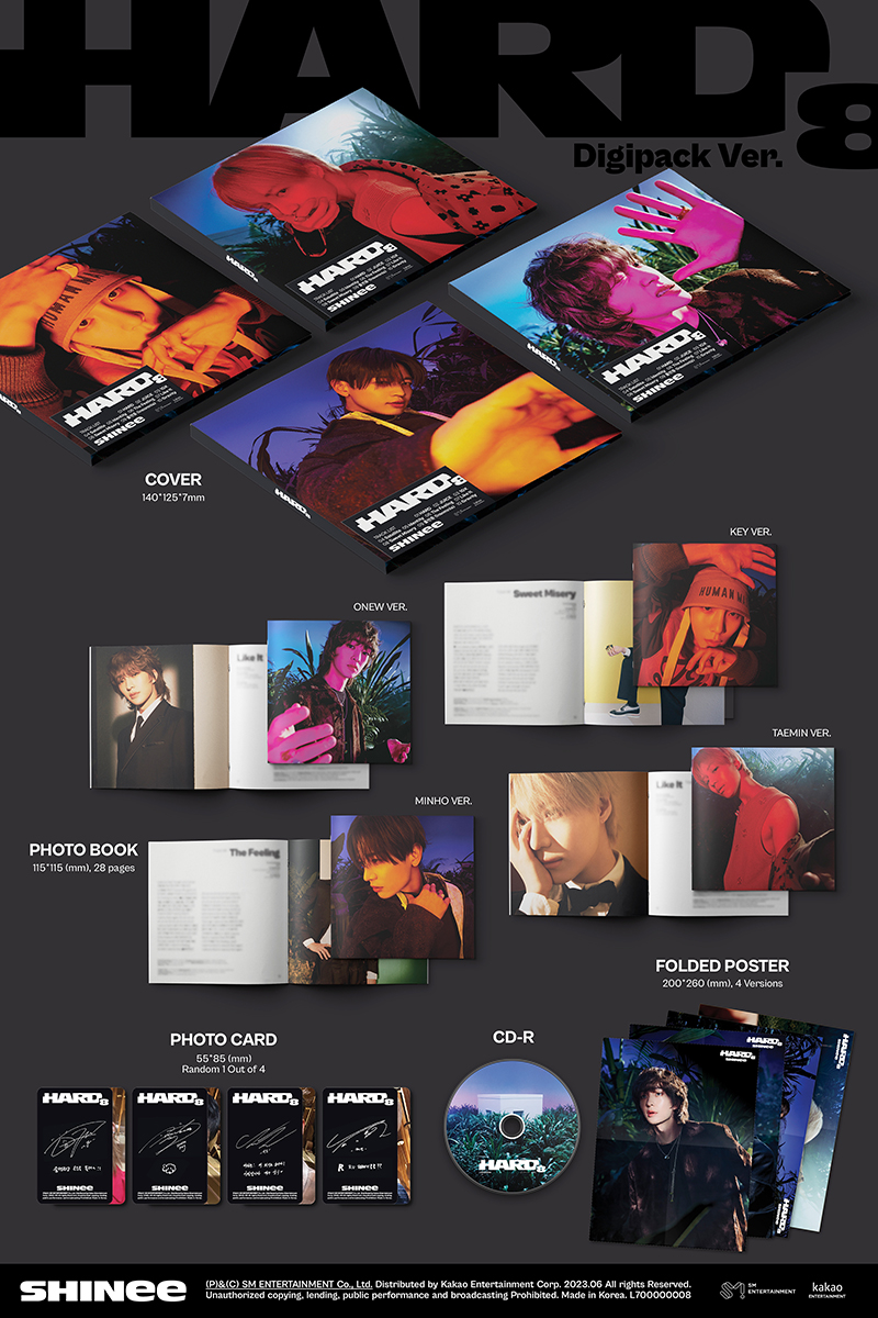 kr.ktown4u.com : 샤이니 (SHINee) - 정규앨범 8집 [HARD] (Digipack